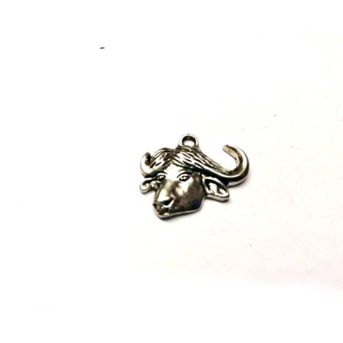 Pendant / Nickel free Metal / Buffalo / 26mm x 20mm / Price for 1 pc / for crafting