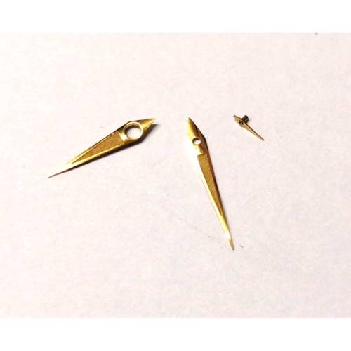 Watch parts- watch hands 3pcs set - 13.8 - 10.9 - 3.8 length- Watchmaker find your Treasure