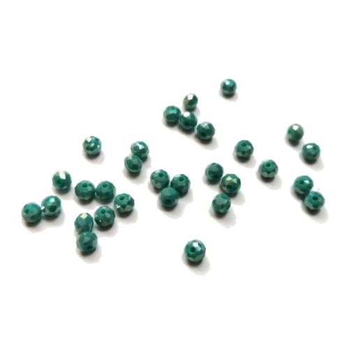 Beads /Crystal Beads - 4mm - shiny ocean blue  - 30pcs  - 30pcs / Beads for crafting