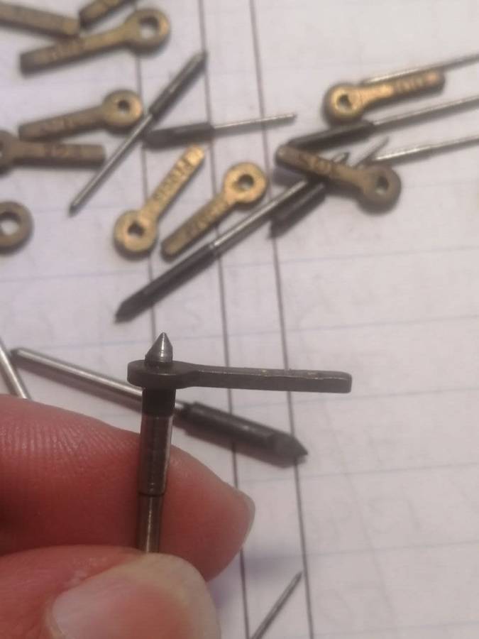 CLOCK parts - `Mitnehmer` in a box -Watchmaker Treasures