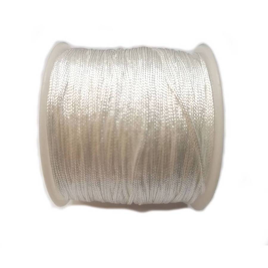Nylon Cord String / White / 1mm / 10m PACK / Cords for crafting