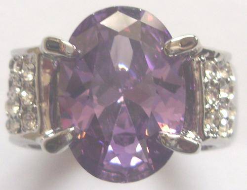 Silver Ring with large Amethyst