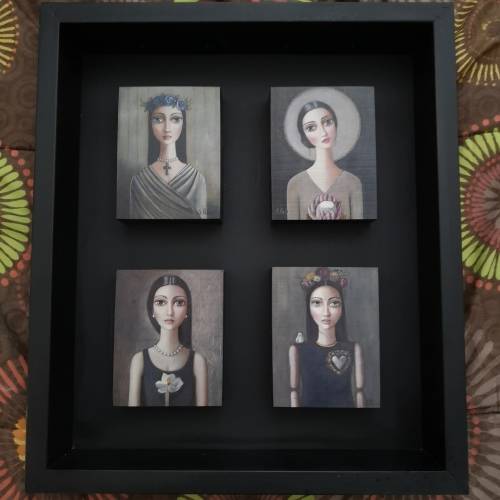 S Pelser Artwork, Stunning block frame