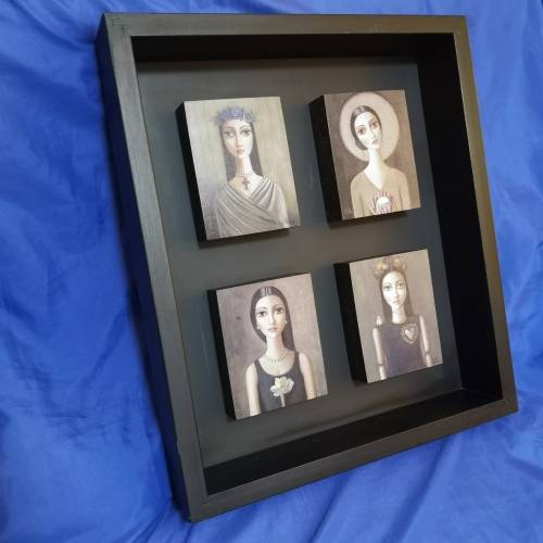 S Pelser Artwork, Stunning block frame