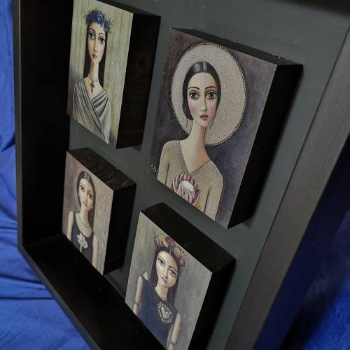 S Pelser Artwork, Stunning block frame