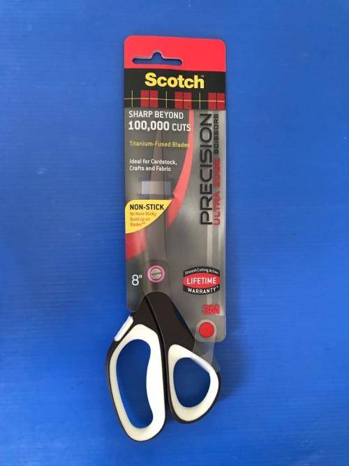 3M Scotch Titanium Fused Blade Scissors 8 Inch (20cm). Non Stick Technology