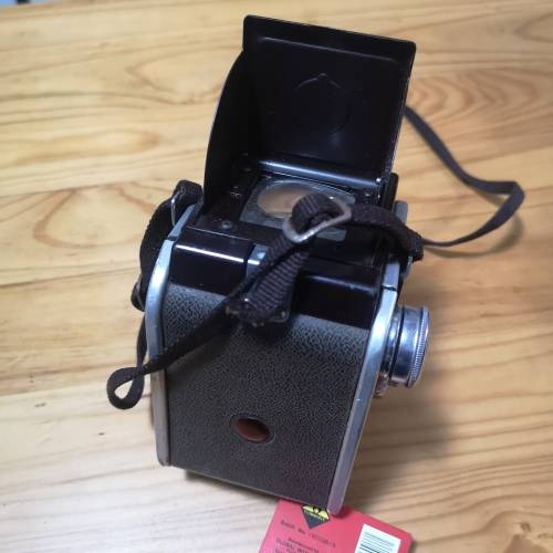 Rare Orange Kodak Duaflex II Art Deco Vintage Camera - circa 1950s - working