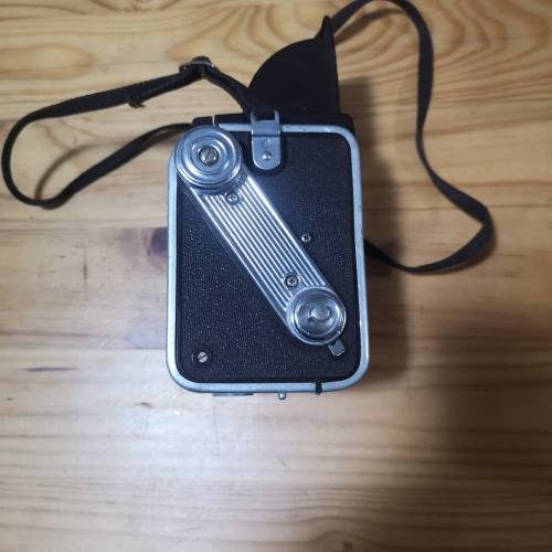 Rare Orange Kodak Duaflex II Art Deco Vintage Camera - circa 1950s - working