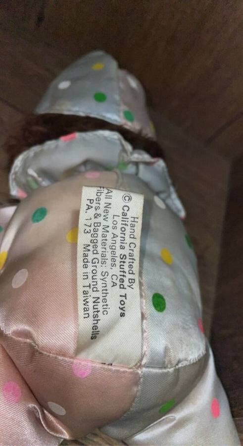 *Vintage* 1980s Corky Clown Monchici Doll dots. Very Rare, Collectible