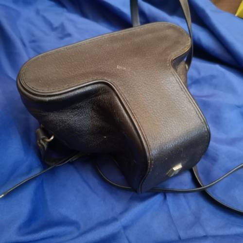 Vintage Ricoh leather camera case. Very good Condition