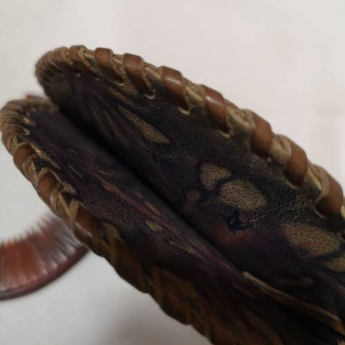 Vintage Hairband  in customised round leather cover