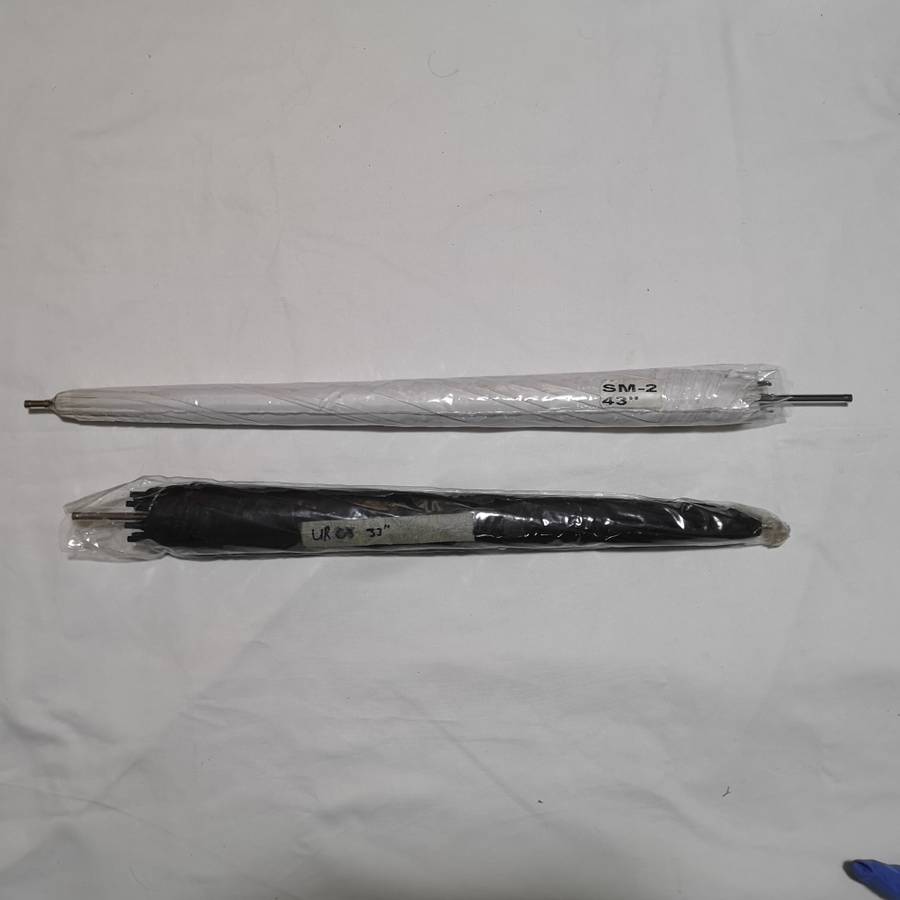 Photography Umbrellas, diffusion & white bounce. Ideal for studio use.