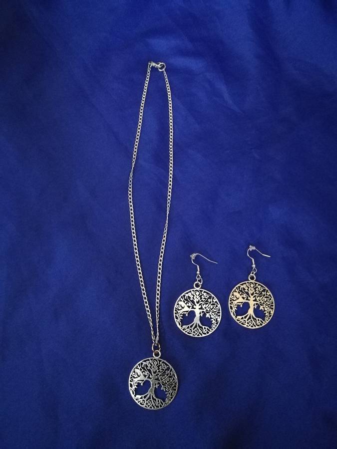 Tree of Life Pendant & Earring Set