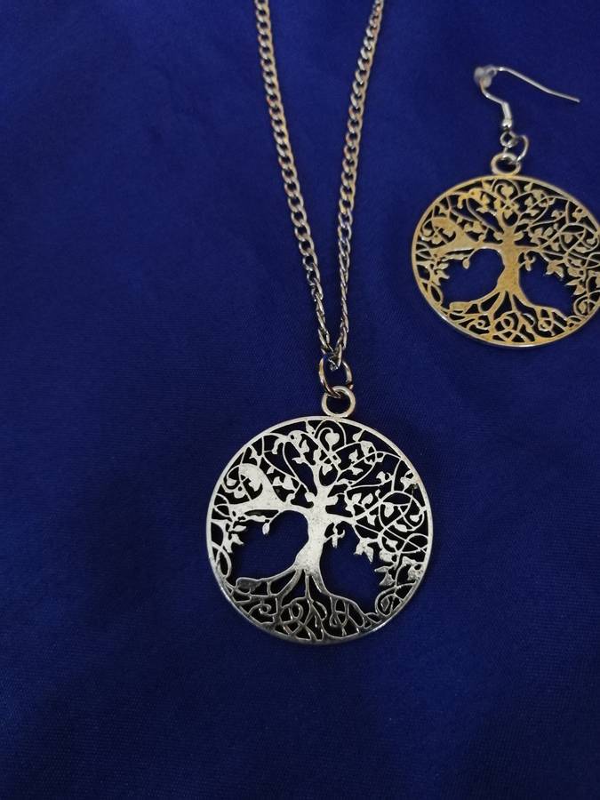 Tree of Life Pendant & Earring Set