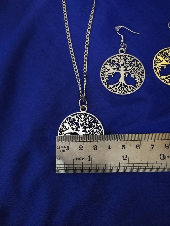 Tree of Life Pendant & Earring Set