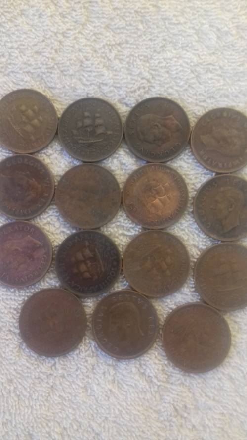 South Africa  1/2 Pennies 15