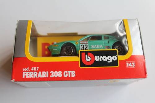 Burago  Ferrari 308 GTB 1/43 Mint in Box