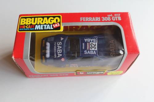 Burago  Ferrari 308 GTB 1/43 Mint in Box