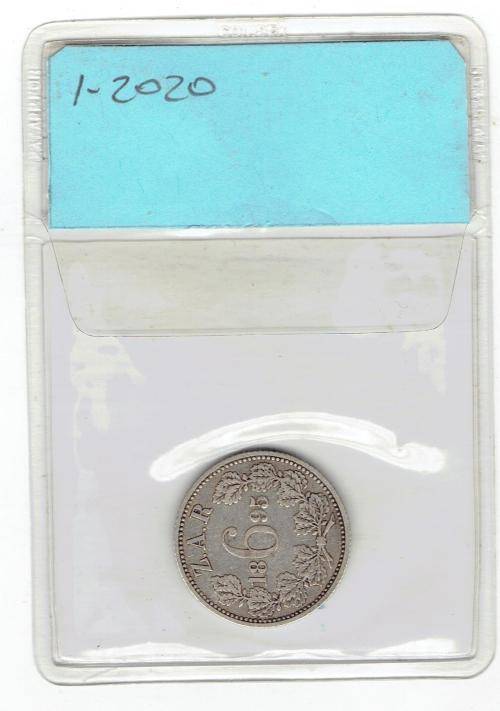 ZAR 1895 SIXPENCE