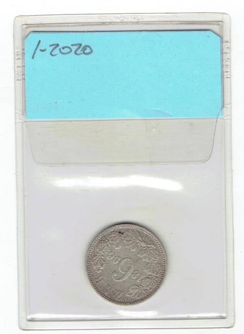 ZAR 1896 SIXPENCE