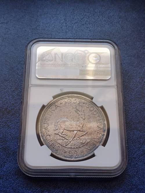 SA 1951 Five Shillings PL 64