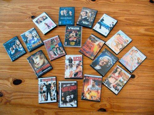 18 POPULAR DVD's SOLD AS A JOBLOT.