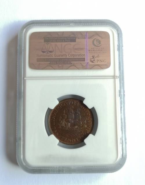 1924 1/2d AU58 BN