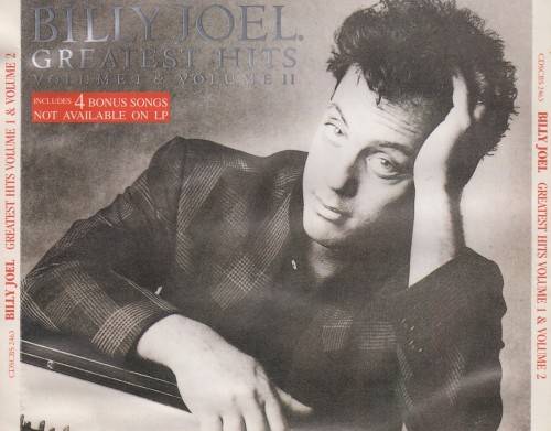 Billy Joel - Greatest Hits : Volume 1 & 2 (Double CD) [Front & back insert `wavy`]