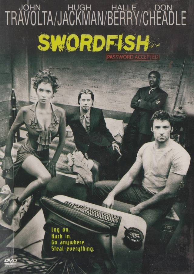 Swordfish (DVD) [Sticker on spine of carboard box)