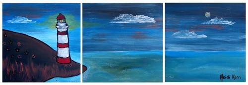 Original Painting - Sunset - by SA artist Heidi Kern