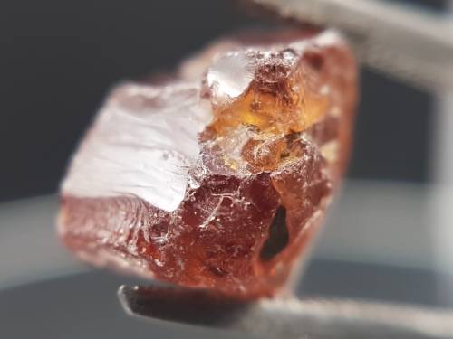 Natural earth mined facetable Zircon rough, 11ct, brown