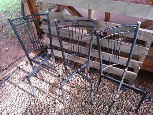 3 kitchen chairs