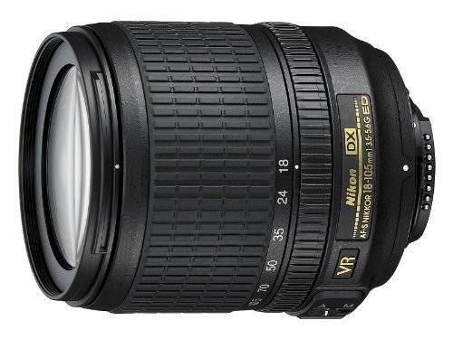 Nikon AF-S DX NIKKOR 18-105mm f/3.5-5.6G ED Vibration Reduction Zoom Lens with Auto Focus