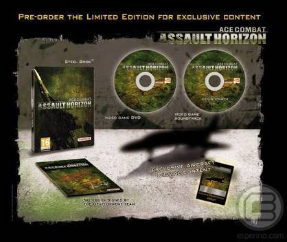 Ace combat assault horizon limited edition PS3