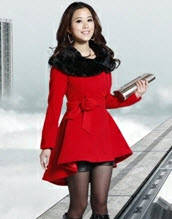 Lapel Collar Women Overcoat *Free Shipping*