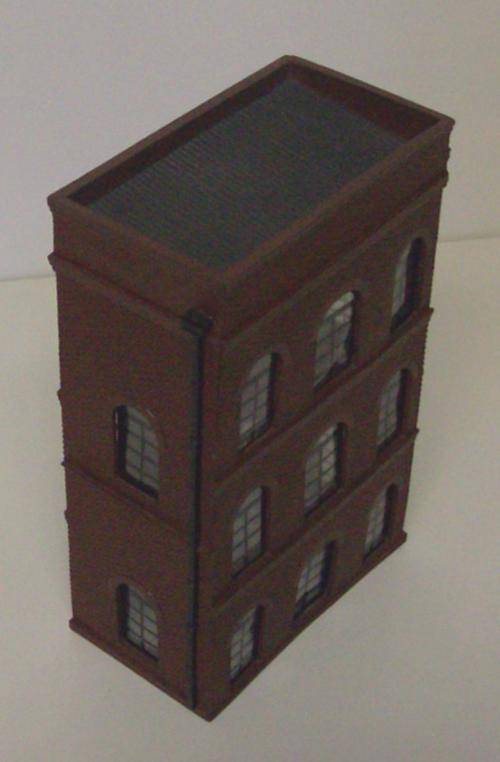 Buildings - Handcrafted Resin - Factory Office Block - 00 Scale