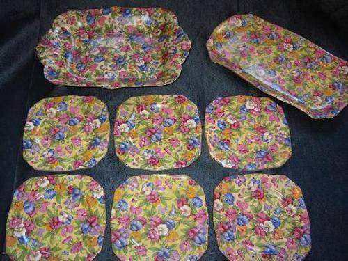 8 PIECE ROYAL WINTON "SWEET PEA"