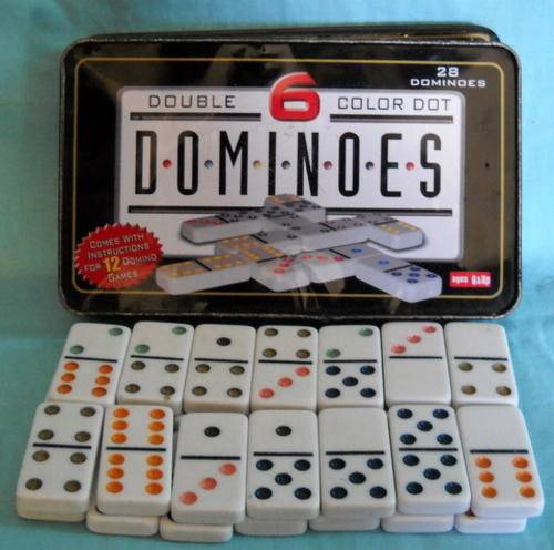 DOMINOES IN TIN