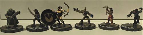 Dungeons and Dragons game figurines,19 pieces