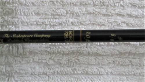Fishing rod, Fly Rod Boron, Worchester in clear box,  1726/270, 9 ft., #8/9 plus flys