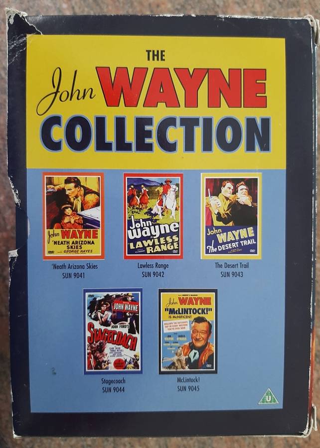 John Wayne Movie collection, 5 DVD set