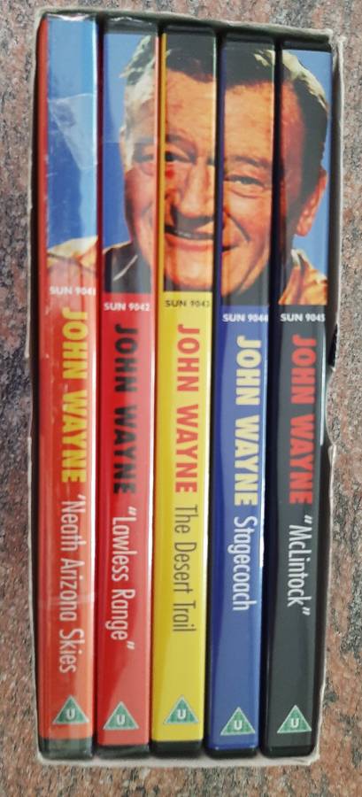 John Wayne Movie collection, 5 DVD set