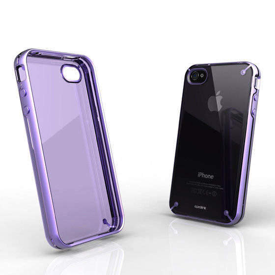 Aprolink iPhone 4 shell case - Violet purple