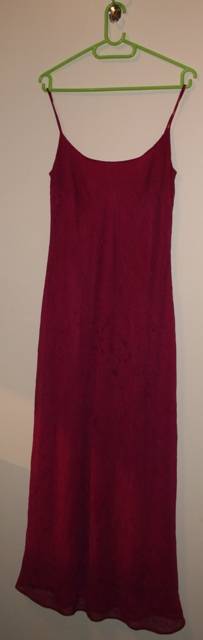 Catherine Moore Cerise Pink Strappy Evening Dress - Size 34