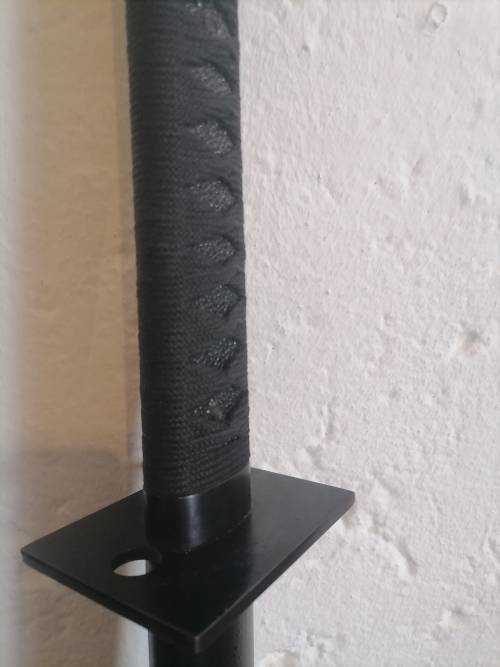 Katana Straight Blade/ Ninja Sword - Stealth black blade