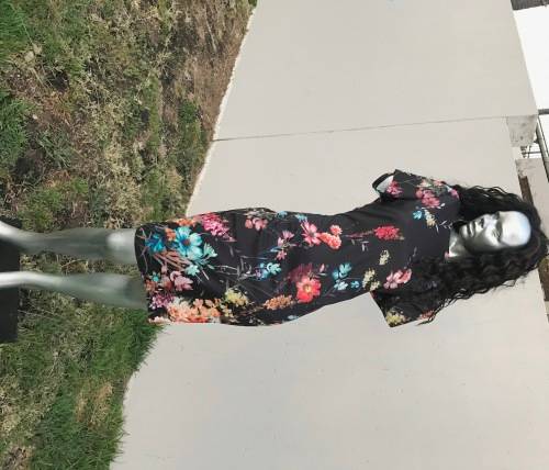 Floral bodycon dress