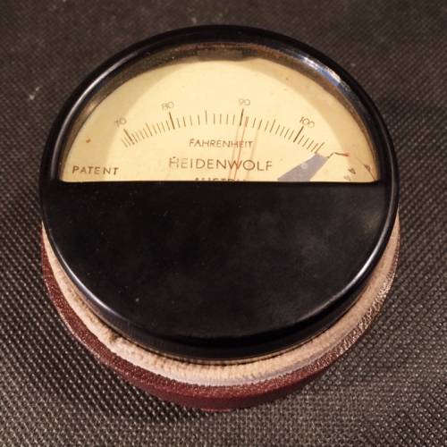 RARE German Heidenwolf Fahrenheit Meter (Original Box)