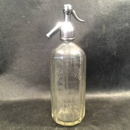 Antique Goldberg & Zeffer Johannesburg Soda Siphon