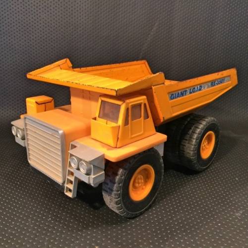 Large Vintage Tin and Hard Plastic Toy Truck