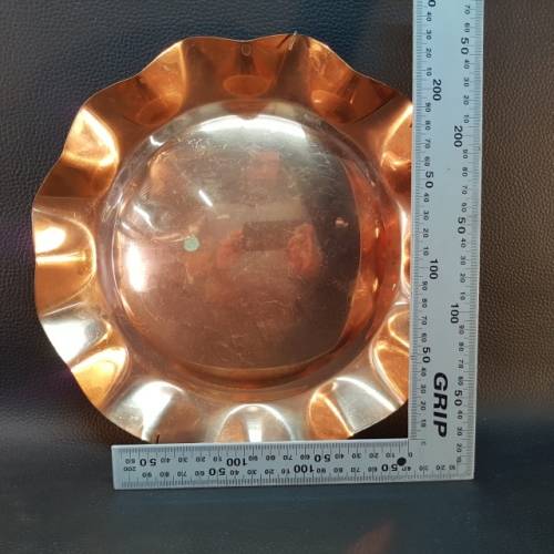 Vintage Solid Copper Bowl
